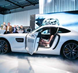 Mercedes AMG GT Präsentation im Designcenter Linz