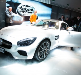 Mercedes AMG GT Präsentation im Designcenter Linz