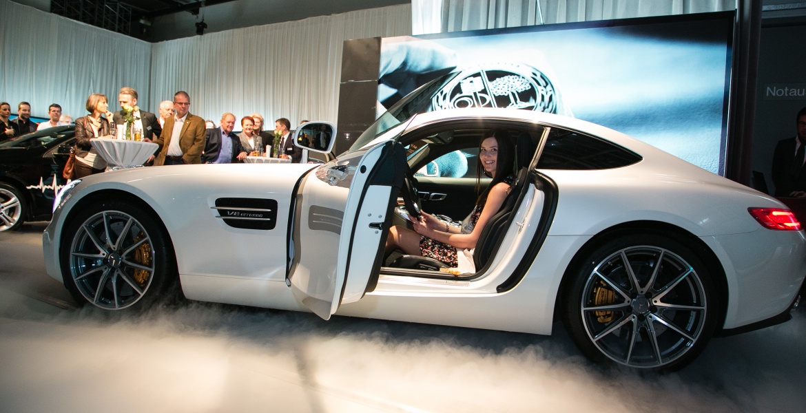 AMG GT Präsentation im Designcenter Linz
